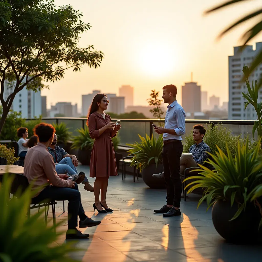 Professional team collaboration